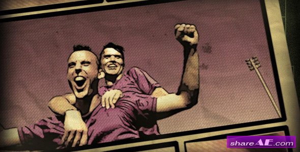 Videohive Soccer Comics Vintage & Modern