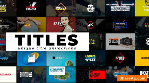 Videohive Creative Titles - Auto Resizing Titles And Lower Thirds Videohive Creative Titles - Auto Resizing Titles And Lower Thirds