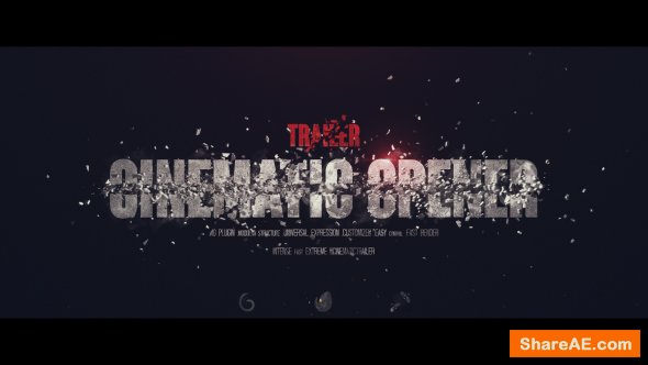 Videohive Trailer I Cinematic Opener