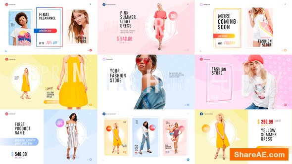 Videohive Fashion Store Pack