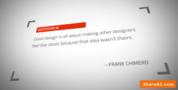 Videohive Great Thinkers Quotes and Titles