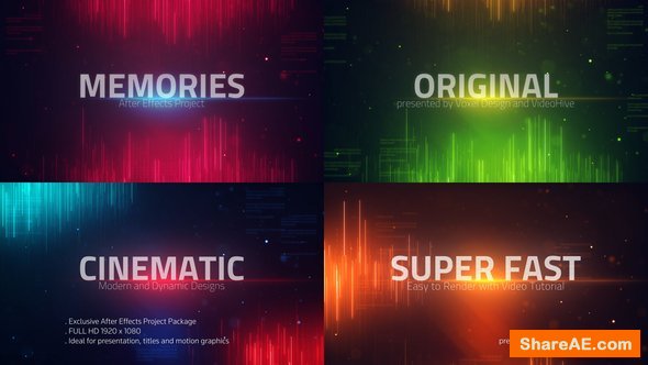 Videohive The Memories Words Opener