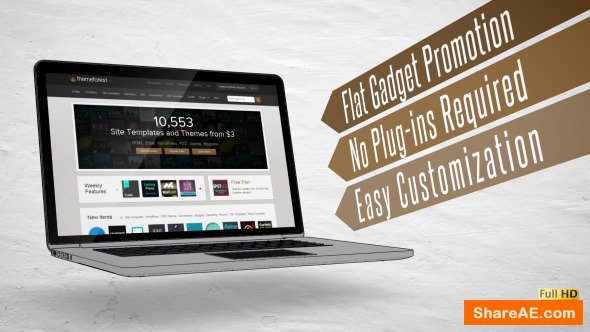 Videohive Flat Gadget Promotion