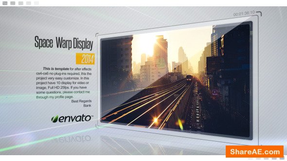 Videohive Space Warp Display