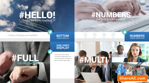 Videohive Corporate Video Displays