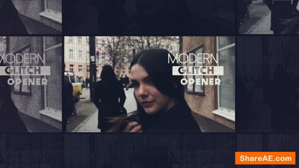 Videohive Modern Glitch Opener 13608774