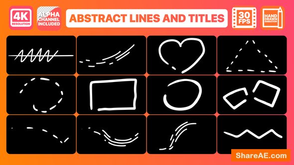 Videohive Abstract Lines And Titles Videohive Abstract Lines And Titles