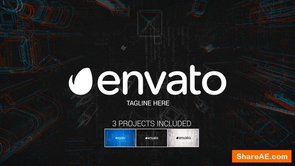Videohive Industrial City Logo Reveal 3-in Pack