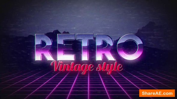 Videohive Retro Title