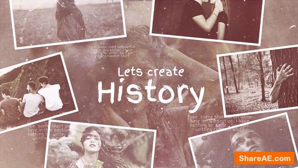 Videohive Lets Create History
