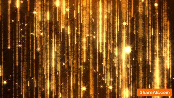 Videohive Golden Particles Videohive Golden Particles