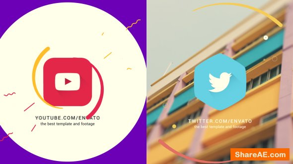 Videohive Flat Logo Reveals