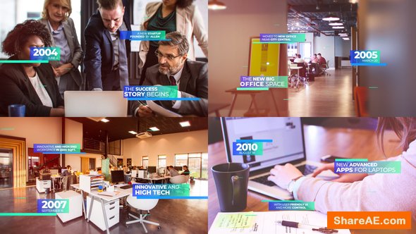 Videohive Modern Corporate Timeline Presentation