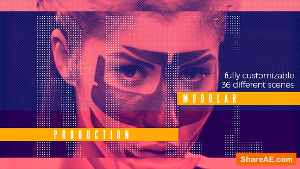Videohive Modular Production Reel