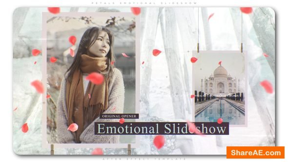 Videohive Petals Emotional Slideshow Videohive Petals Emotional Slideshow