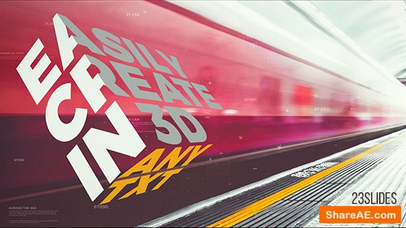 Videohive Edge Typo Parallax Presentation