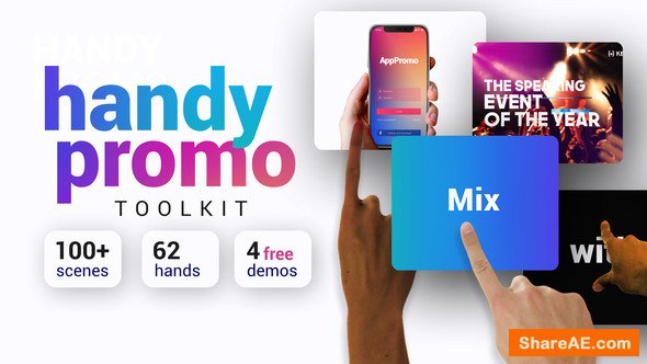 Videohive Handy Promo Kit | Touch Stomp Typography & Slideshow Toolkit Videohive Handy Promo Kit | Touch Stomp Typography & Slideshow Toolkit