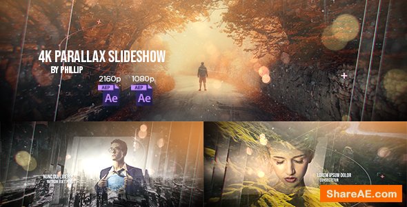 Videohive 4K Parallax Slideshow Videohive 4K Parallax Slideshow