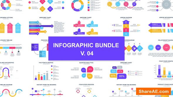 Videohive Infographic Bundle 22348014 Videohive Infographic Bundle 22348014
