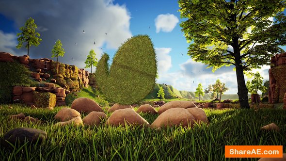 Videohive Pure Nature Logo Reveal Videohive Pure Nature Logo Reveal