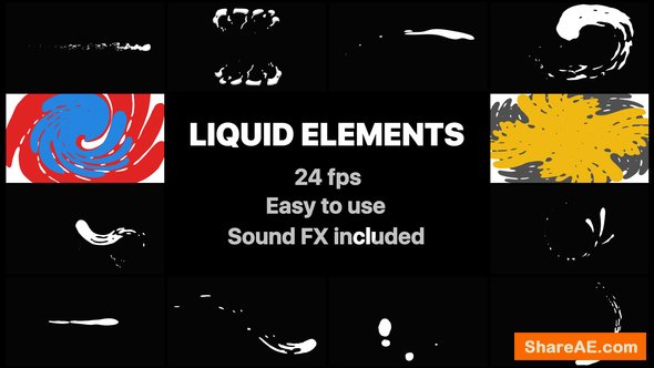 Videohive Liquid Elements And Transitions Videohive Liquid Elements And Transitions