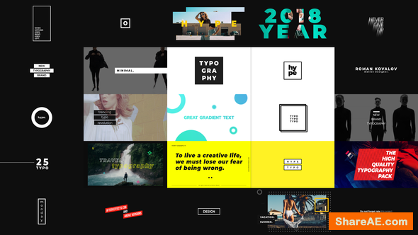 Videohive New Hype Typography Videohive New Hype Typography