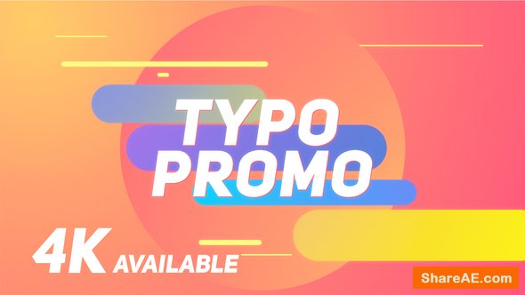Videohive Short Typo Promo Videohive Short Typo Promo