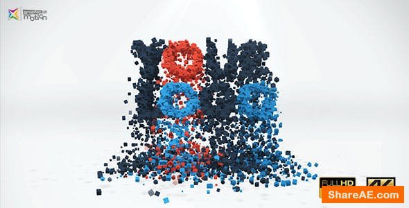 Videohive 3D Particles Logo Build & Break Videohive 3D Particles Logo Build & Break