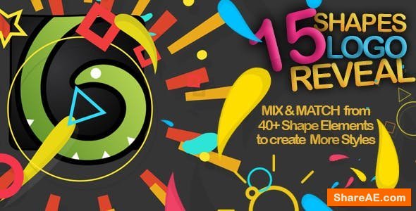 Videohive Shapes Logo Reveal Pack Videohive Shapes Logo Reveal Pack