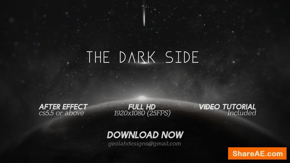 Videohive The Dark Side Titles 23309381 Videohive The Dark Side Titles 23309381