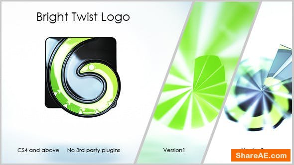 Videohive Bright Twist Logo Videohive Bright Twist Logo