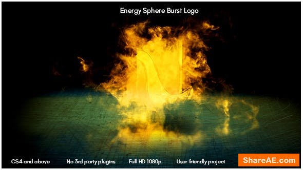 Videohive Energy Sphere Burst Logo Videohive Energy Sphere Burst Logo