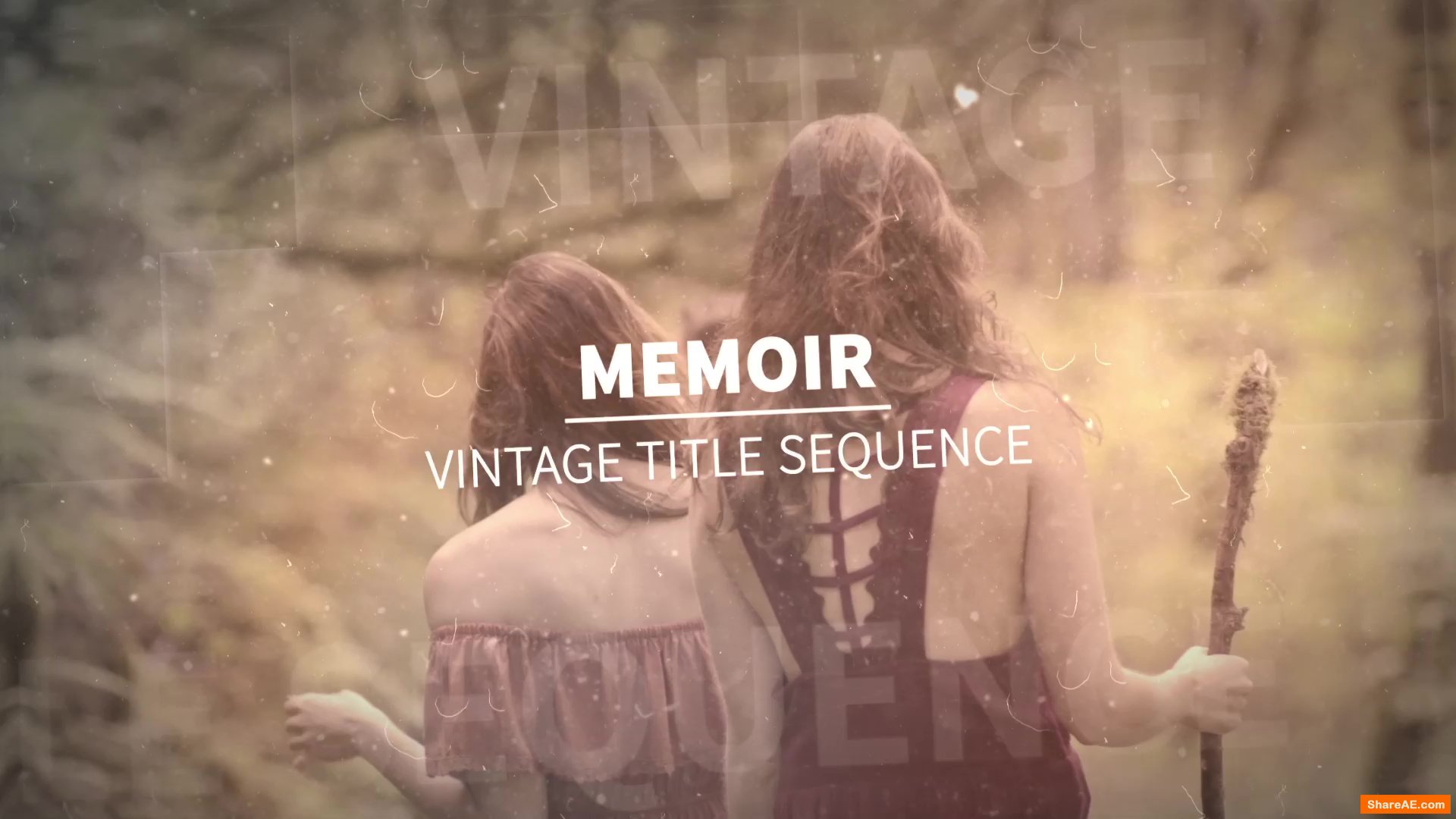 Memoir - Vintage Title Sequence (RocketStock)