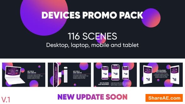 Videohive Devices Website Promo Pack