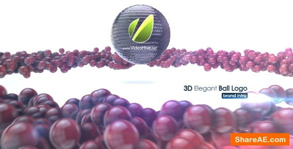 Videohive 3D Elegant Ball Logo Videohive 3D Elegant Ball Logo