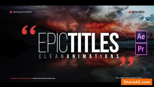 Videohive Epic Titles 2.0 Videohive Epic Titles 2.0