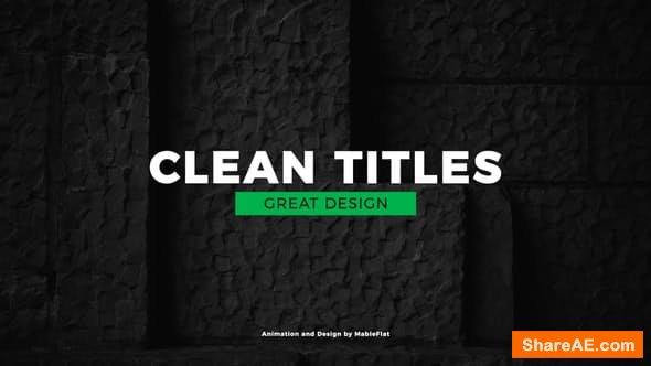 Videohive Simple Titles 21643913 Videohive Simple Titles 21643913