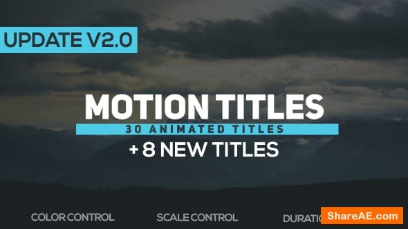 Videohive Motion Titles v2 18721403 Videohive Motion Titles v2 18721403