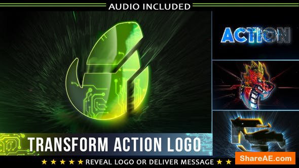 Videohive Transforming Technology Logo Videohive Transforming Technology Logo
