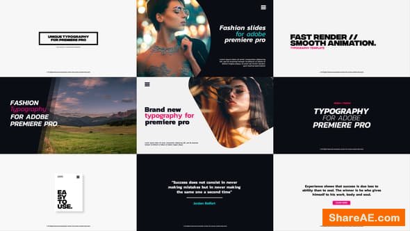 Videohive Typography - PREMIERE PRO Videohive Typography - PREMIERE PRO