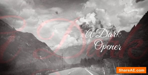 Videohive Dark Opener Videohive Dark Opener