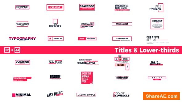 Videohive Essential Titles | Premiere Pro & After Effects Videohive Essential Titles | Premiere Pro & After Effects
