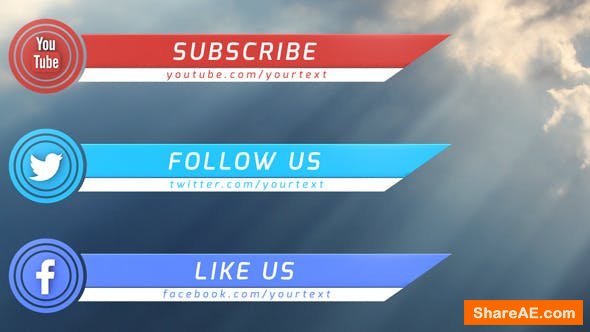 Videohive Social Media Lower Thirds 7706492 Videohive Social Media Lower Thirds 7706492