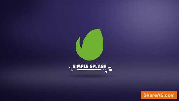 Videohive Simple Splash Logo Videohive Simple Splash Logo