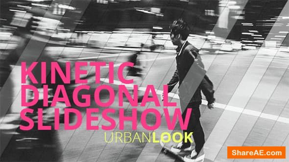 Videohive Kinetic Diagonal Slideshow Videohive Kinetic Diagonal Slideshow