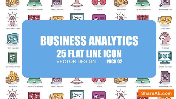 Videohive Business Analytics - Flat Animation Icons