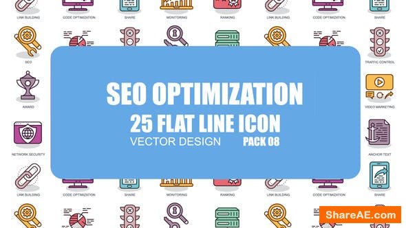 Videohive SEO Optimization - Flat Animation Icons Videohive SEO Optimization - Flat Animation Icons