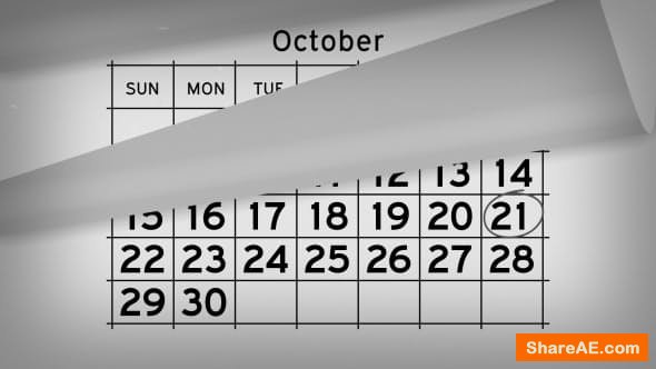 Videohive Calendar Timeline Promo Videohive Calendar Timeline Promo