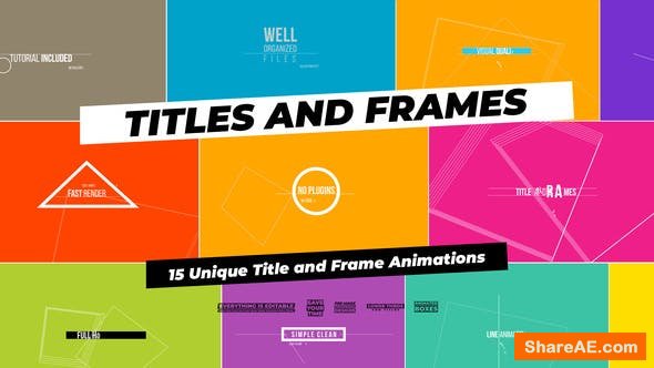 Videohive Titles And Frames Videohive Titles And Frames