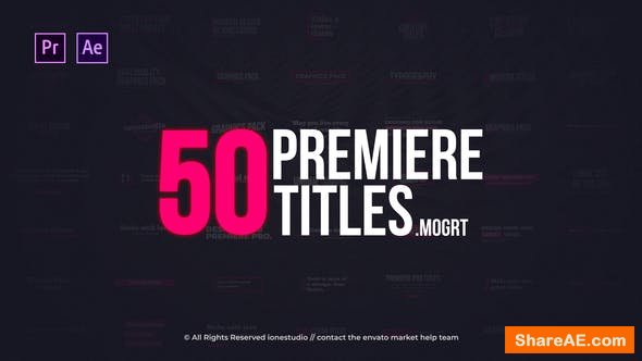 Videohive Modern Minimal Titles Videohive Modern Minimal Titles